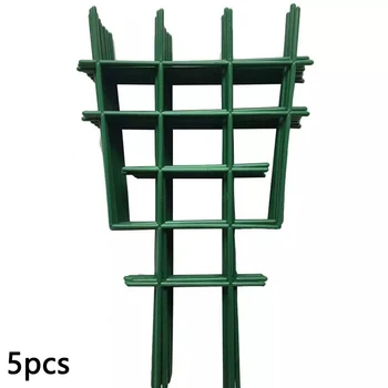 

5Pcs Garden Plastic Plant Climbing Trellis Support Stand Vine Bracket Flower Holder Clematis, Lily, Morning Glory, Cucumber