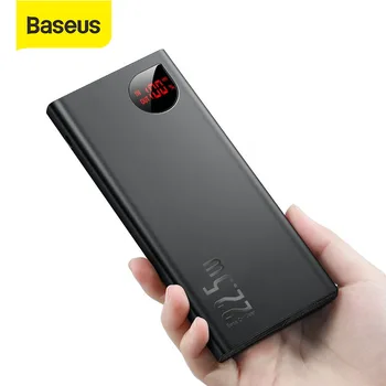 

Baseus 22.5W Power Bank 10000mAh 5A SCP USB C PD Fast Charging Powerbank Portable Charger External Battery ForHuawei ForXiaomi