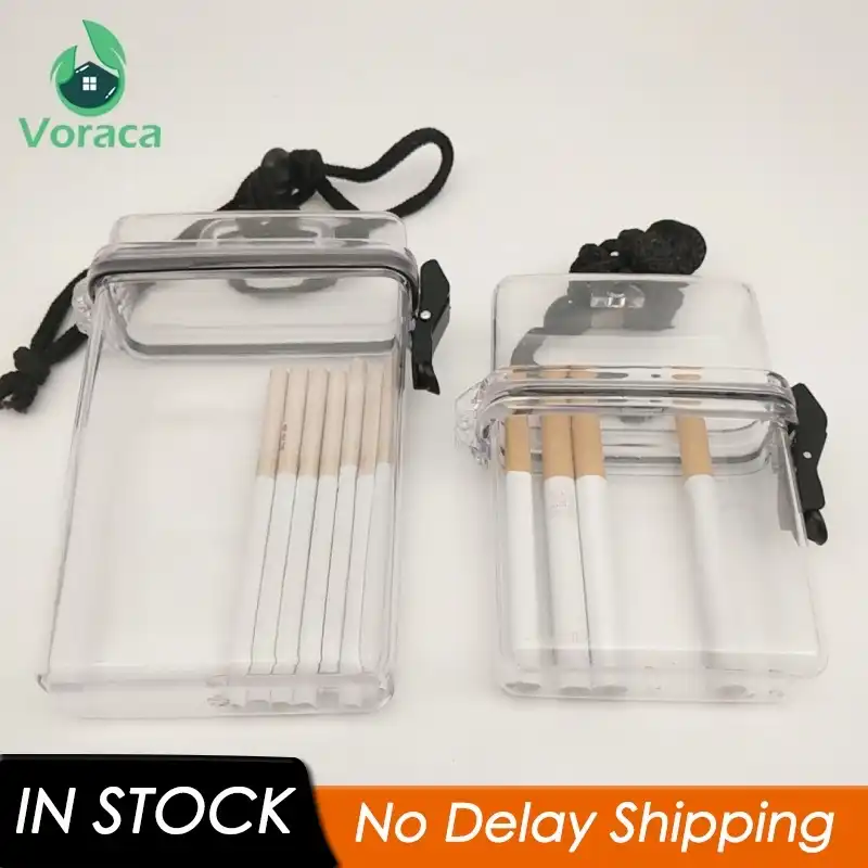 Outdoor Waterproof Plastic Transparent Lighter Case Box for BIC J3 J6