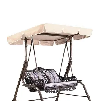 

Swings Canopy Garden Outdoor Swing Chair Hammock Canopy Summer Waterproof Roof Canopy Replacement Swing Chair Awning