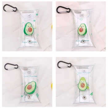 

Cartoon Fashion Transparent Small Clear Waterproof Wallet PVC Mini Coin Purse