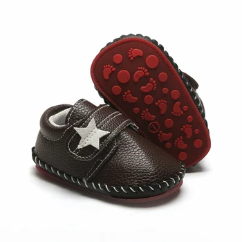 

Autumn First Walkers Toddler Baby Anti-Slip Star Pattern Sneakers kids Boys Soft Soled Shoes 0-12M