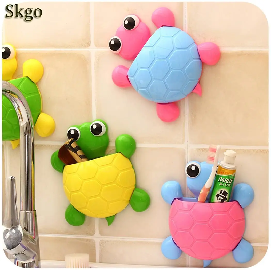 

Creative Cute Turtle-shape Toothbrush Holder Strong Suction Cup Storage Rack 95g cup Cartoon