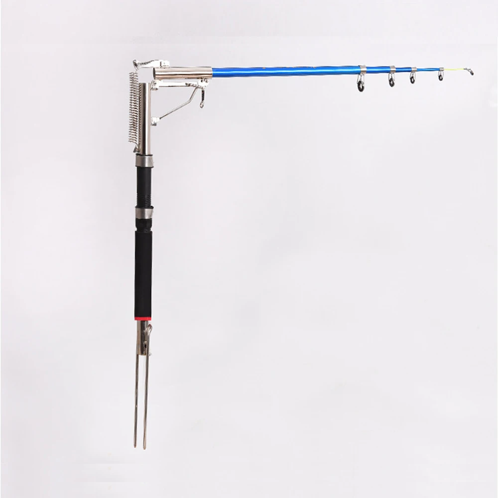 Умная Kingfisher 2,1 м/2,7 м Автоматическая Удочка для ловли приманки, кусающая приманку, запустит удочку, чтобы зацепить рыбу, автоматически ловушка