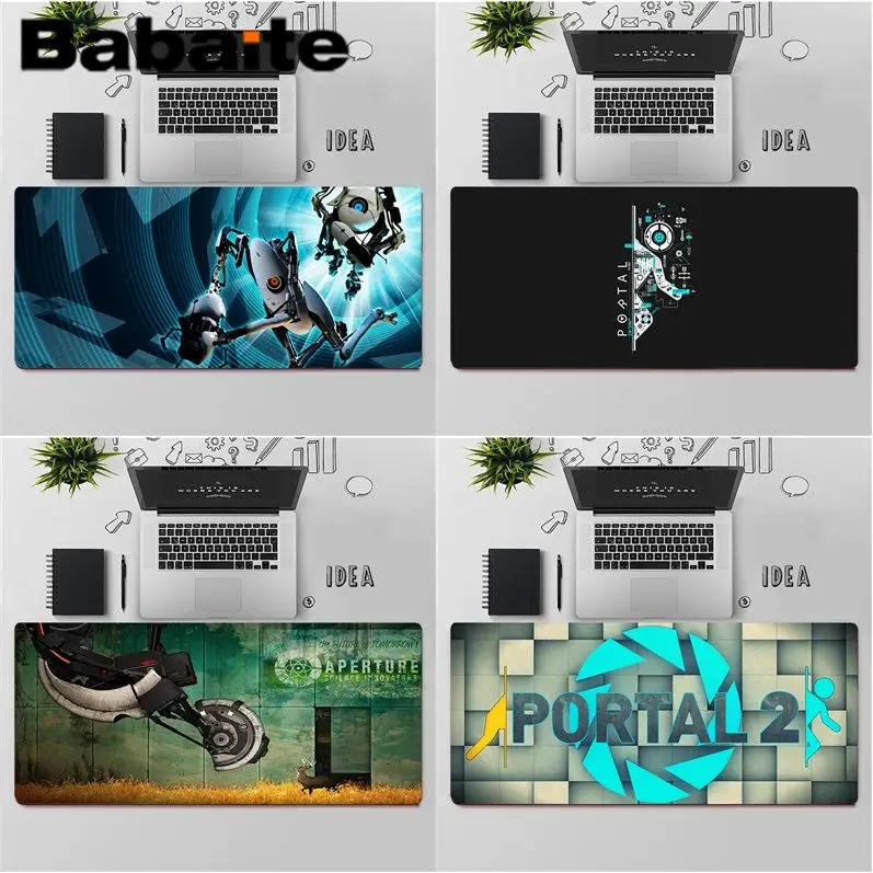 Коврик для мыши Babaite portal 2 Аниме и ноутбука высокое качество бесплатная доставка |