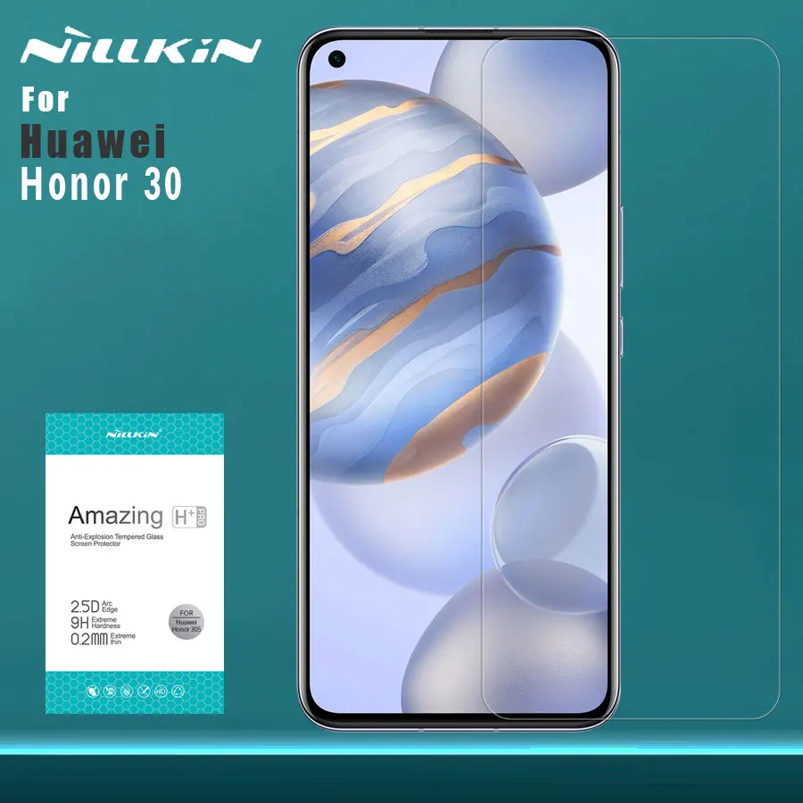 Закаленное стекло Nillkin для Huawei Honor 30 9H + PRO 2.5D защитная пленка экрана | Мобильные