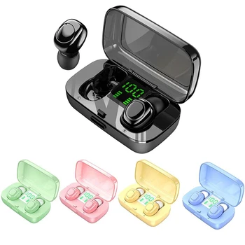 

XG21 Wireless Stereo Headset Bluetooth 5.0 In-ear HiFi Hands-free Sports Earphones Noise Reduction With Charging box Earpiece