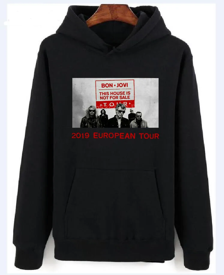Новинка BON JOVI 2019 европейский тур с датами Размер S до 2XL длинный рукав скидка 100%