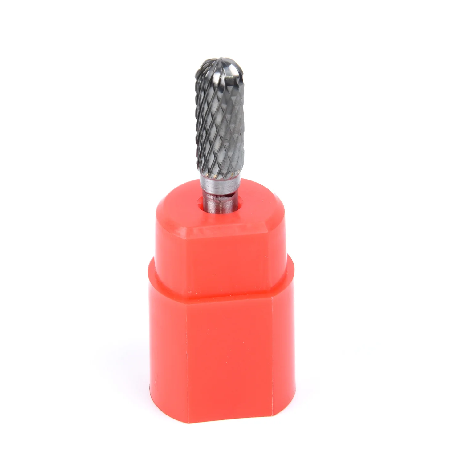 

8mm Double Cut Tungsten Carbide Rotary File Burr 6mm Shank For Grinding HRC70 1x