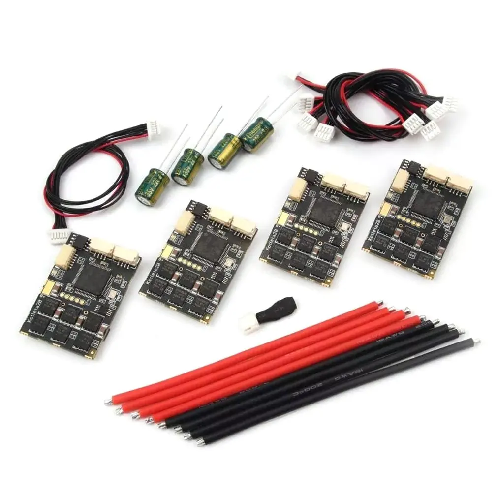 4 шт. Kotleta 20 ESC 500 Вт CAN Bus BLDC контроллер двигателя датчик для радиоуправляемого дрона света беспилотных летательных аппаратов 40,2x27 мм
