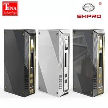 Ehpro холодная сталь 200 TC коробка мод 200 Вт макс Vaping подходит Двойной 18650 батарея 510 Распылитель на резьбе utput электронная сигарета