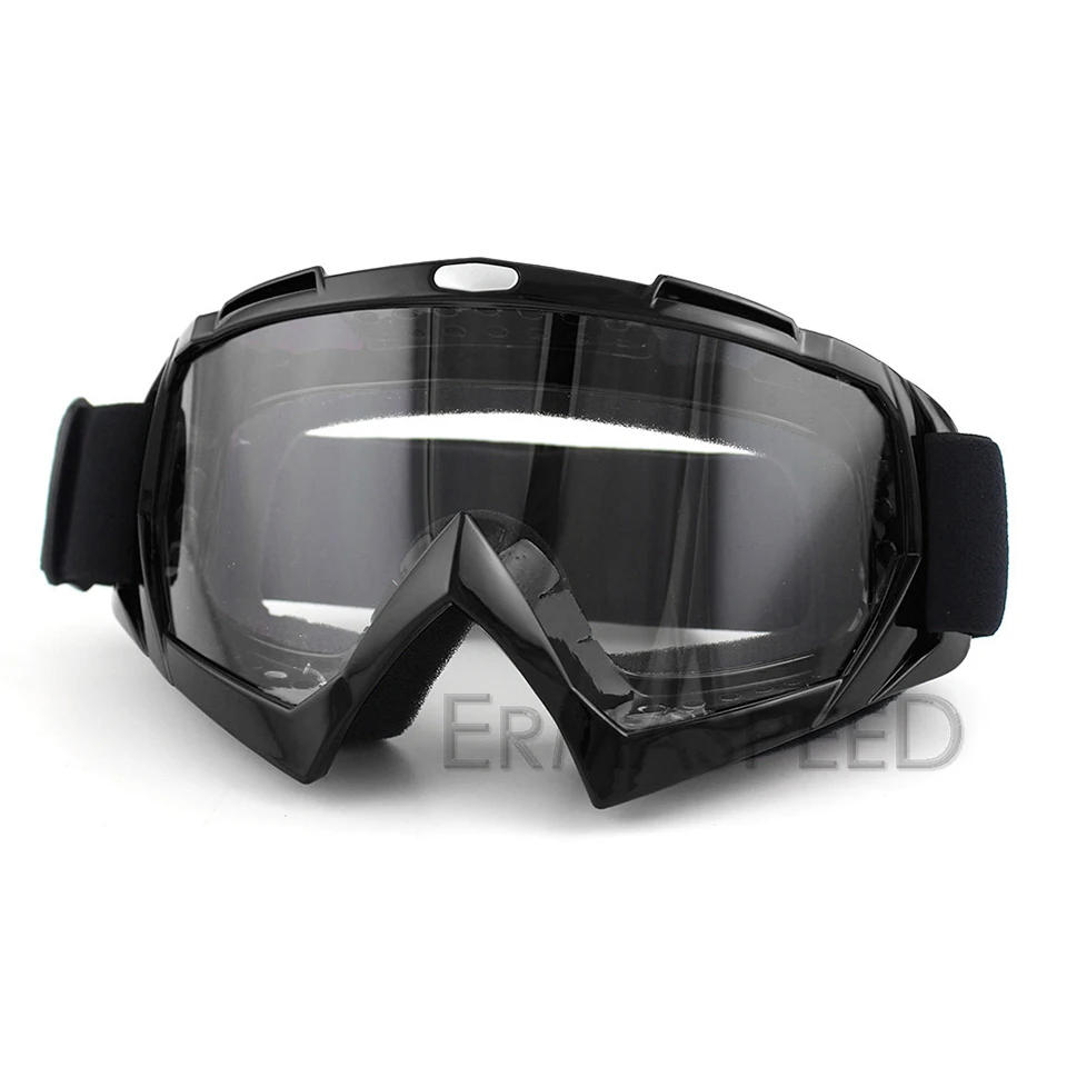 Шлем для мотокросса c очками стимпанк ветрозащитные лыжные MX защитные очки Мото Кросс кафе, Рейсер, чоппер очки ATV Dirt Bike мужские очки