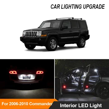 

13x Canbus Error Free Car Accessories Interior Kit For 2006-2009 2010 Jeep Commander 12V Led Map Dome License Plate Lamp