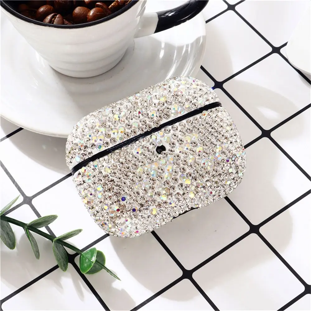 Совместимость с AirPods Pro Чехол Жесткий PC наушники крышка Bling Diamond противоударный защитный чехол сумка Coque Fundas - Цвет: 06
