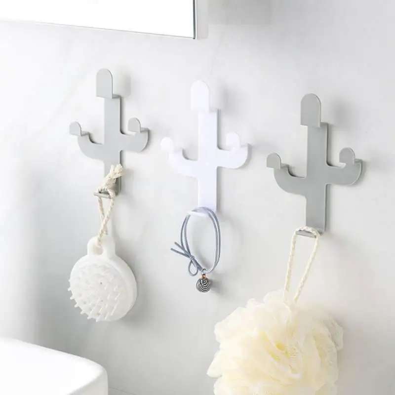 

Hooks Wall-Mounted Space-Saving Self-Adhesive Hook Home Kitchen Bathroom Towel Key Hanger Tools