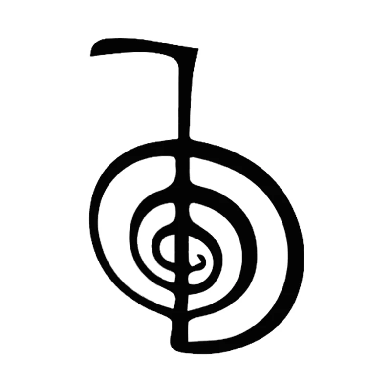 1319cm Art Cho Ku Rei Reiki Symbol vinyl Car Decals Creative Car Window Decor Bumper Pattern Strong self-adhesive (2)