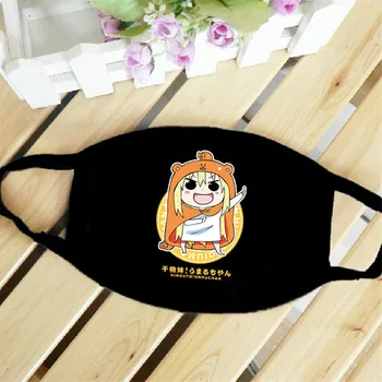 

Himouto! Umaru-chan Cosplay Masks Anime Cartoon Black Casual Mask Festive Party Face Masks Keep Warm Mouth Muffle Respirator