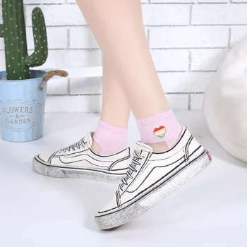 

Know Dream Socks Harajuku Women's Short Socks Low Sports Run socks Fashion Rainbow Set Llamaof socks Cycling Ankle Short Socks