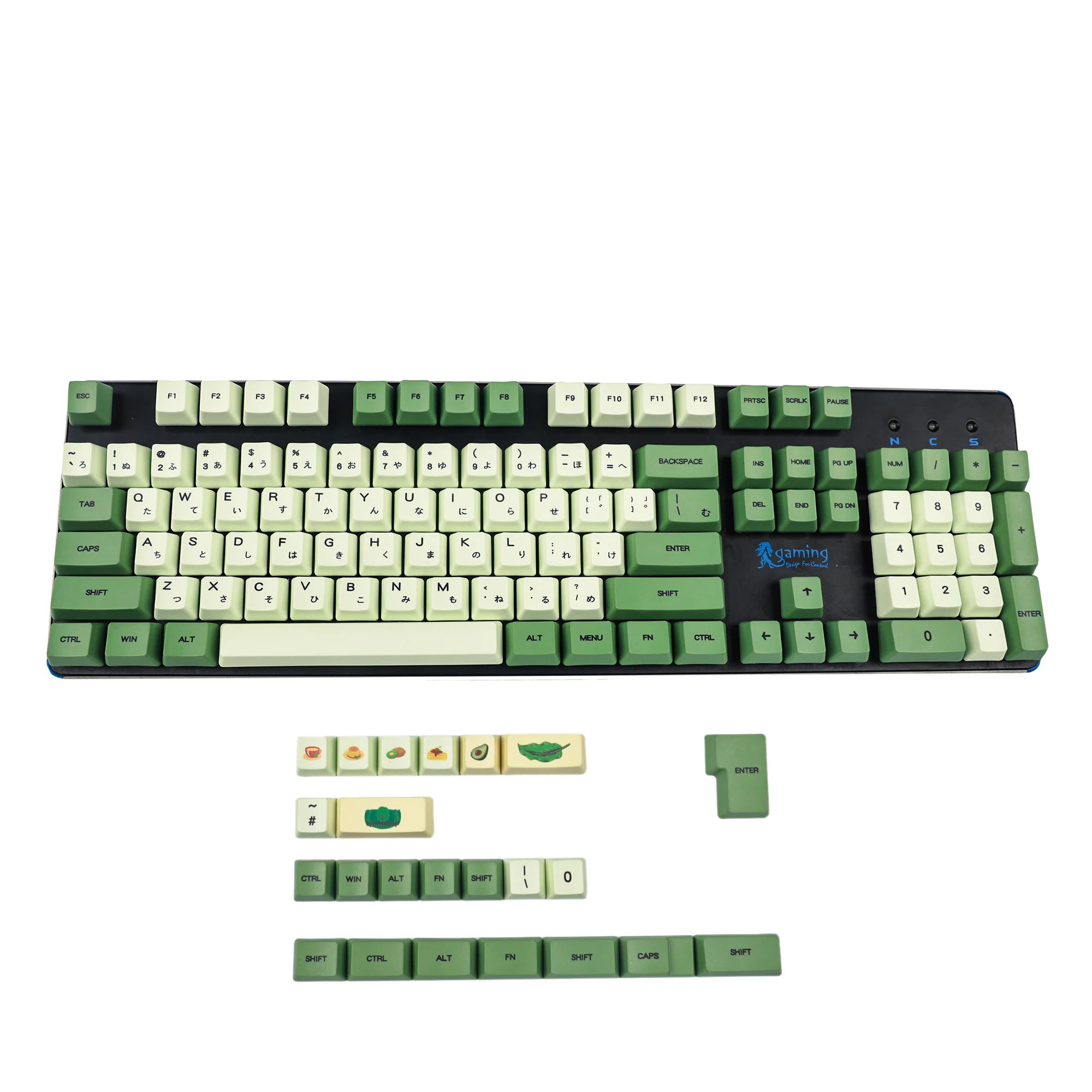 Matcha OEM Profile Dye Sub PBT Keycap, Japonés, Coreano, Inglés, Para Teclado MX 104, 87, 61, Melody 96, KBD75, ID80, GK64, 68, SP84 - AliExprs 7