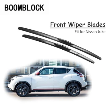 

BOOMBLOCK 2pcs Car Accessories Windshield Rubber Original Wiper Blades Arm Kit For Nissan Juke 2017 2016 2015 2014-2010