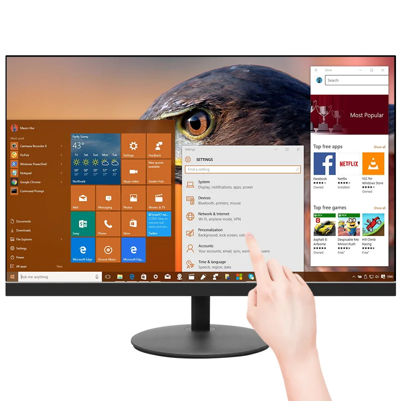 22 ġ LCD ġ ũ  ̸ 1080p HD   PC HDMI  ÷  VESA 귡Ŷ ǻ 