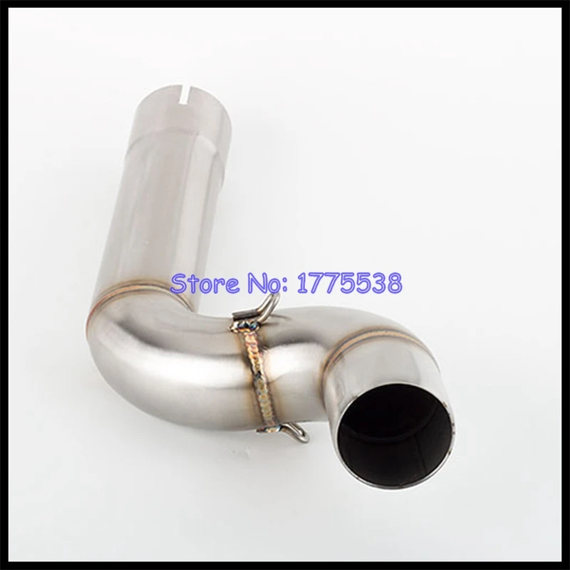 ID:51.5mm Motorcycle Exhaust Middle Link Pipe Connect Tube Clamp for BMW F900R F900XR 2020-2023 Escape Moto Fit for 51mm Exhaust - Image 3