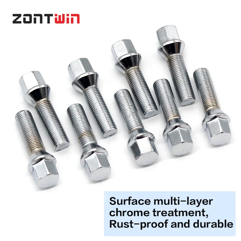 Car Alloy Wheel Nut Bolts Screw 5pcs for BMW Benz VW Golf 5/6/7 CC