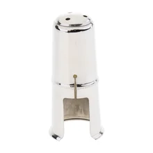 Серебристая никелированная покрытая мундштук кларнета bb крышка для частей инструмента ветра