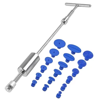 

Practical Durable Stainless Steel Paintless Dent Repair T Bar Puller Tabs Slide Hail Removal Tool