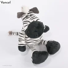 Peluche Jungle zèbre girafe, série hippopotame, jouets mignons pour enfants, cadeaux de noël, d'anniversaire, petite amie