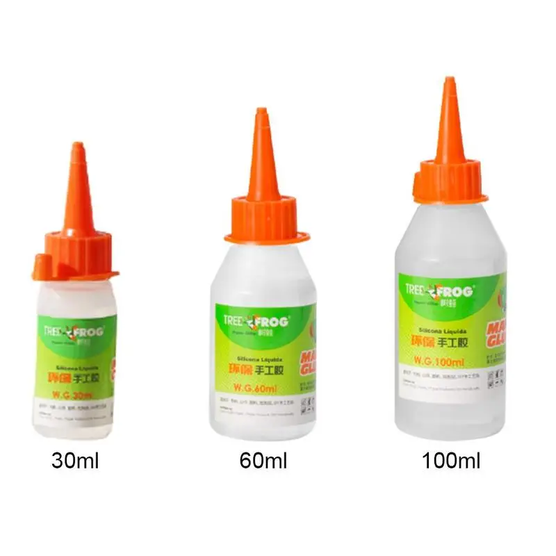 

30/60/100ML Liquid Alcohol Glue Transparent Environmental Protection Quick Dry Professional DIY Manual Glue