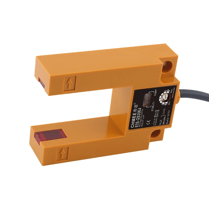Infrared Photoelectric Induction U-Shaped Groove Switch Elevator Flat Bed Sensor E3S-GS30E4 Three-Wire PN Normally Open infrared photoelectric sensor