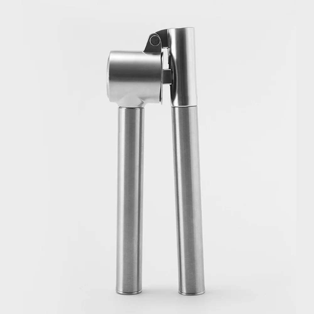 Squeezer Stainless Steel Easy Clean Masher Garlic Presser Crusher Anti-slip Manual Ginger Press
