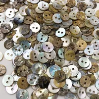 50 pcs 9mm Natural Shell Sewing Buttons Color Japan Mother of Pearl MOP Square Shell 2 Hole PT299 1