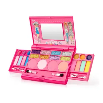 

Safe Non Toxic Children Girl Princess Makeup Set Eyeshadow Lipstick Palette Box Kit Pretend Play Toy