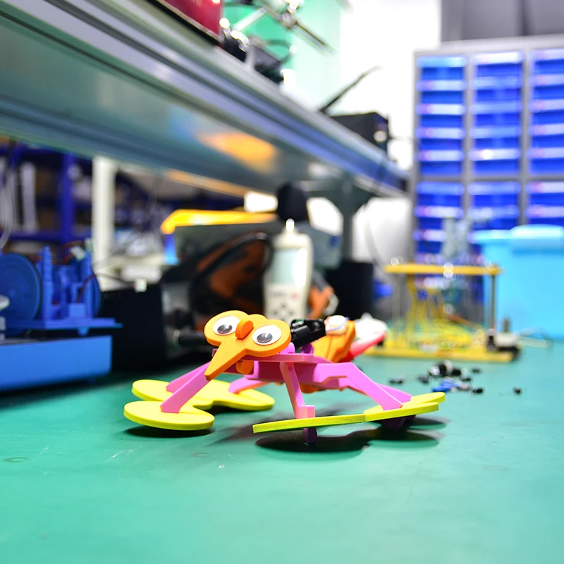 SZ паровой робот строительный набор Электрический развивающий стебель игрушки