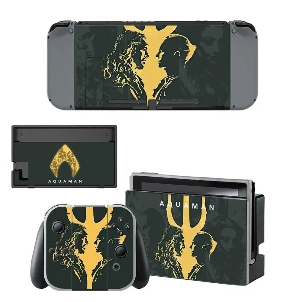 YSNS1764 Justice League Aquaman nintendo switch, наклейка для nintendo Switch Console Joy-con, наклейка для контроллера - Цвет: YSNS1764