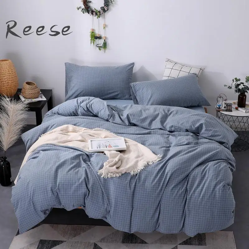 Washed Cotton Cool Bedding Set Knitting Home Textile Solid Color Comforter Cover Flat / Fitted Sheet King Queen Twin Full Size Washed Cotton Cool Bedding Set Knitting Home Textile Solid Color Comforter Cover Flat / Fitted Sheet King Queen Twin Full Size