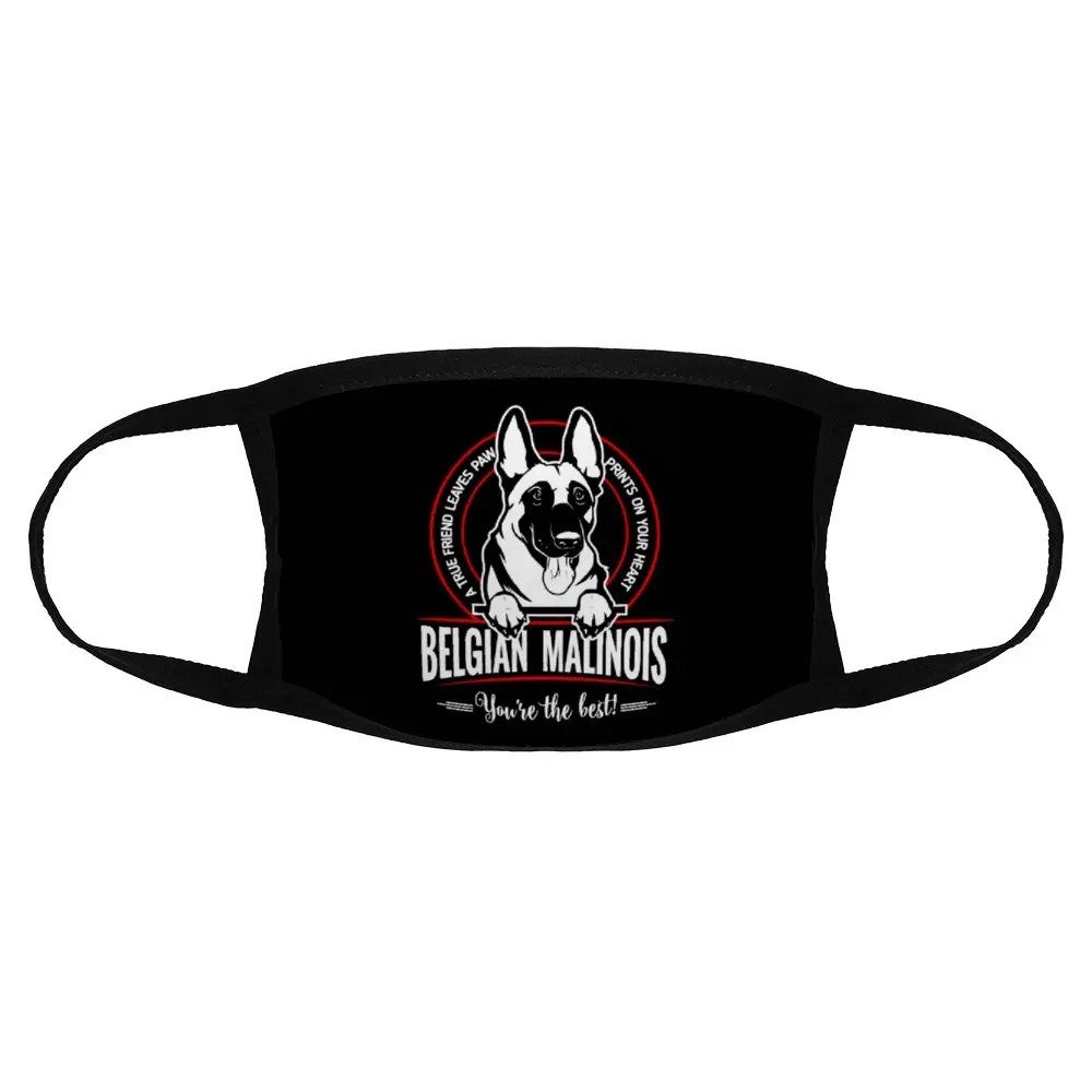 Fashion Men Face Mask Belgian Malinois Dust Mask Cotton Dust Mask Best Friend Shepherd Dog Face Mask Gift Idea K002011
