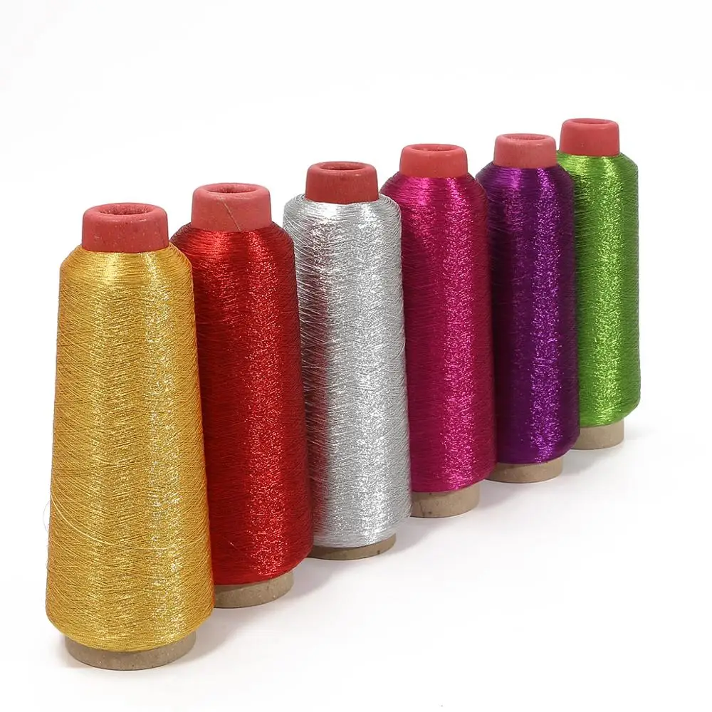 Mix Color Pick 3200m/Roll Reel DMC Metallic Embroidery Crochet Knitting Cross Stitch Yarn Threads Sewing tool machine needlework