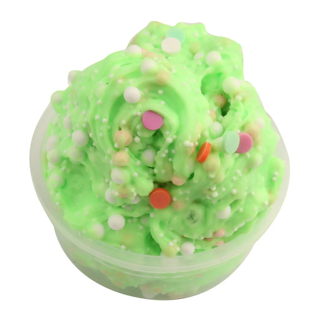 Fluffy Slime Supplies Stress Relief Toy Child Creativity Imagination Education toy Beautiful Color Colorful Slime toys #A