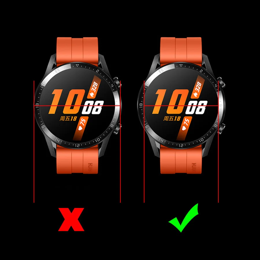 Copertura protettiva per schermo in vetro temperato tondo