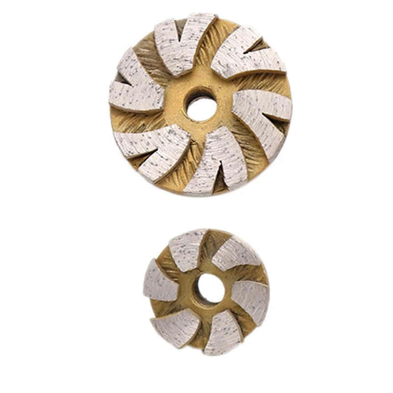 2Pcs Diamond Dry Grinding Wheel Disc Bowl Shape Concrete Masonry Granite Marble Stone Angle Grinder Dedicated Tools - 50Mm & 35M |