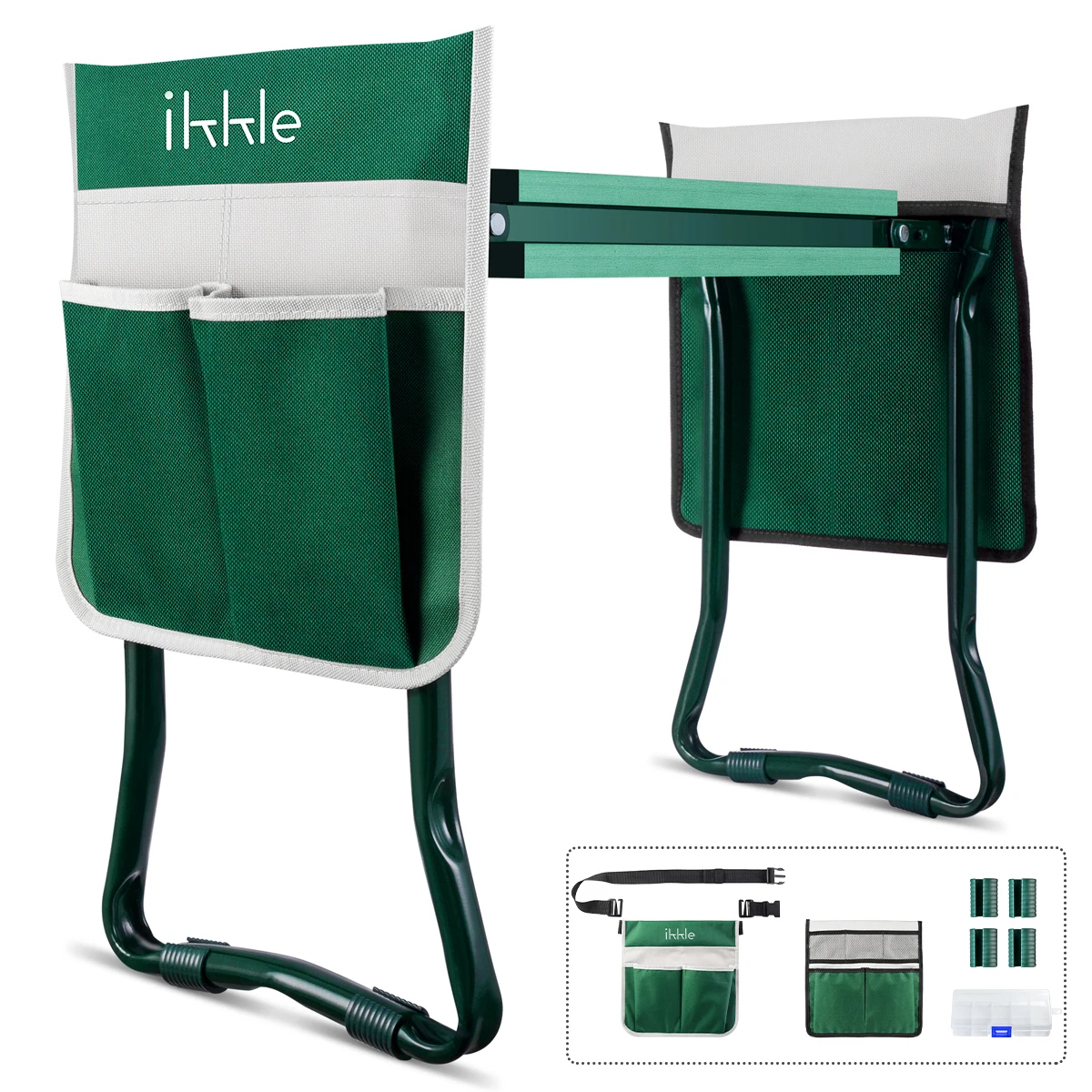 Details about   Garden Kneeler Portable Garden Kneeling Chair Stool Tool Storage Bag Seat Pad 