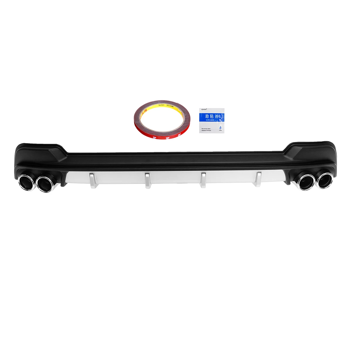 

Silver Car Rear Bumper Lip Diffuser Spoiler Lip For Toyota For Corolla 2020 Sedan Car Rear Diffuser Bumper Guard Protector