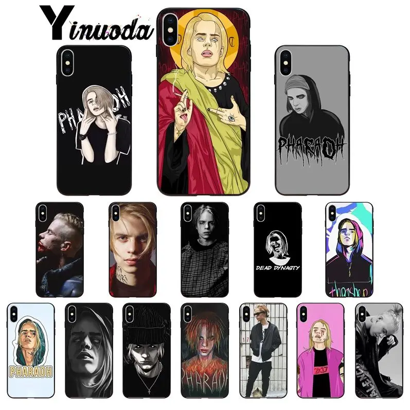 Yinuoda Россия рэппер Фараон пользовательские фото мягкий чехол для телефона Apple iPhone