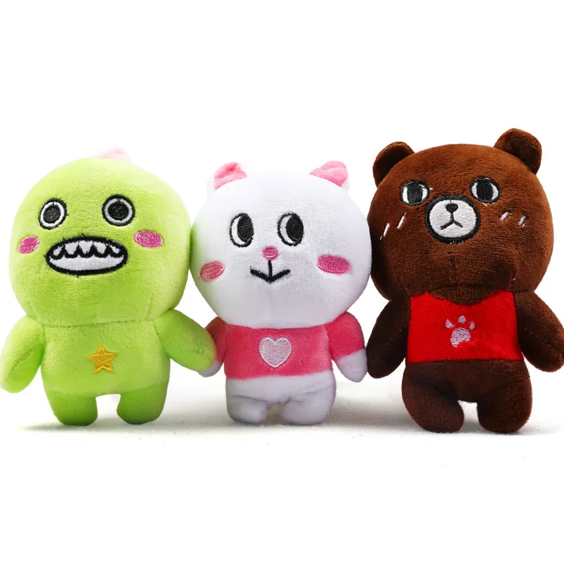 

Soft Cute Funny Pals Stuffed Dog Pet Toy Squeaky SounDinosaur Rabbit Bear Toy for Dogs Puppy Toy Doll Bichon Poodle Chihuahua