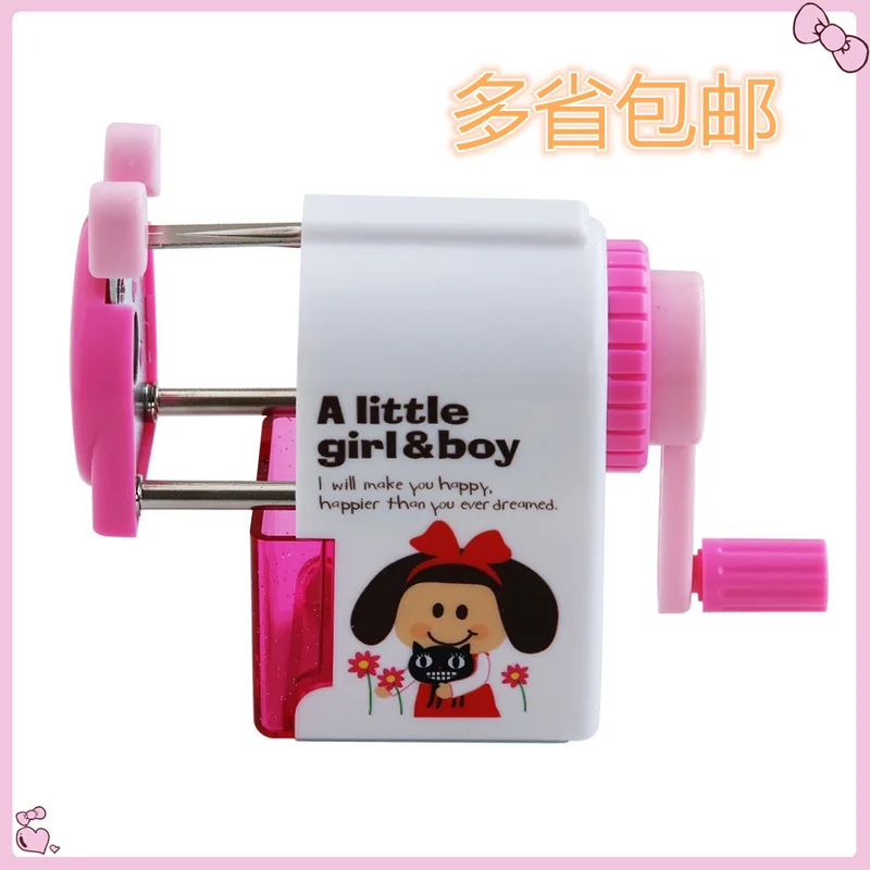 

Deli 0641 Pencil Shapper Pencil Sharpener Hand-cranking Pencil Sharpener Cartoon Stationery Pencil Sharpener Students Supplies