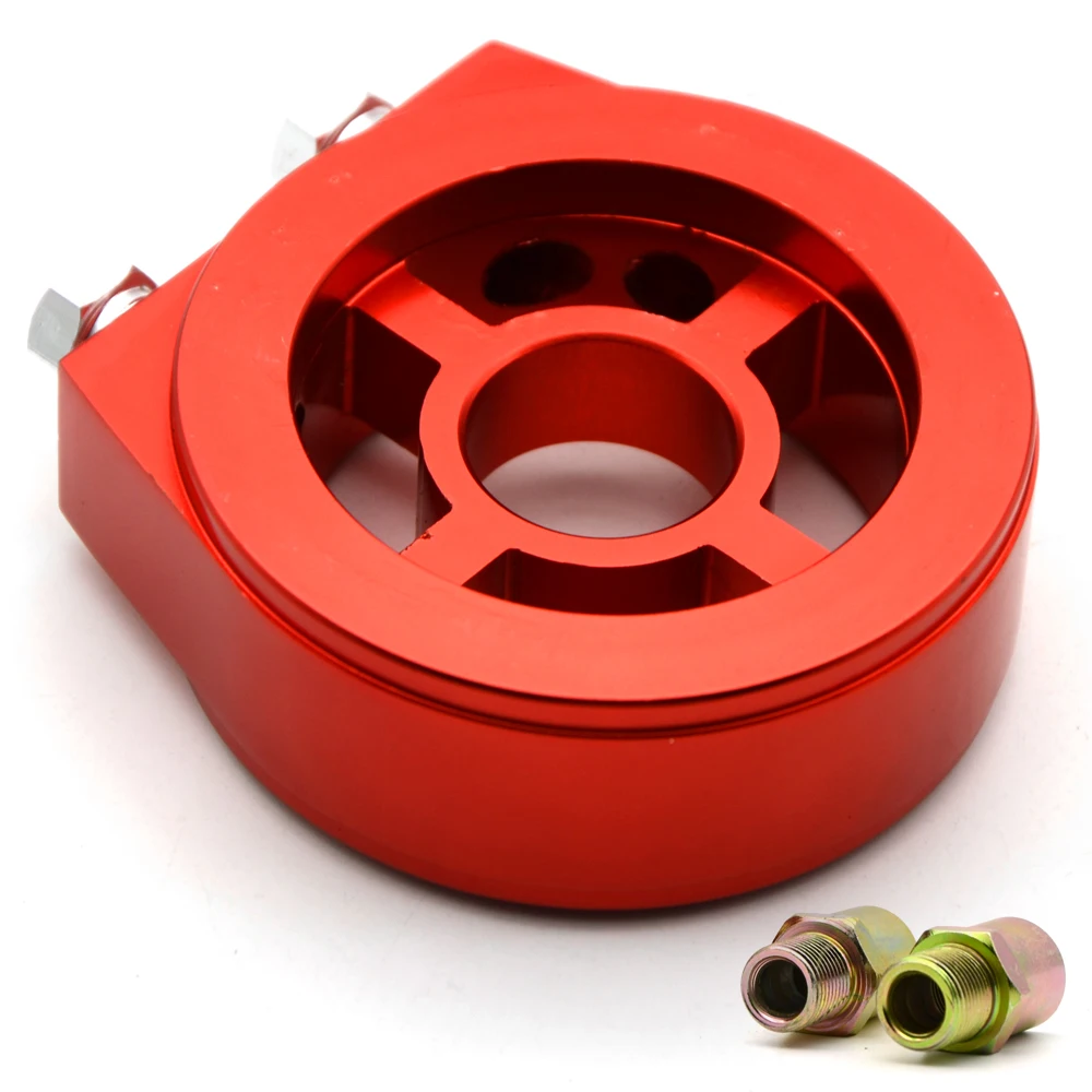 DepoTuning M20X1.5 3/4-16 1/8 NPT алюминиевый гоночный масляный манометр Масляный фильтр Сэндвич-адаптер масляный датчик кулер адаптер