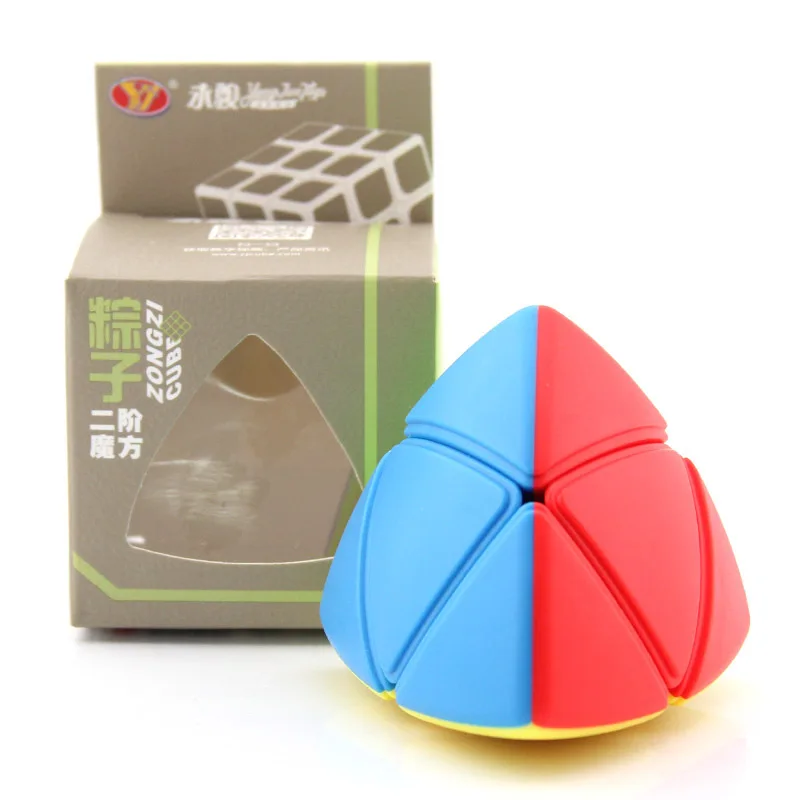 

Yongjun Second-Order Rice Dumpling Rubik's Cube Color Smooth Triangular Pyramid Special Shape 2-Order Students Beginner Gift Rub